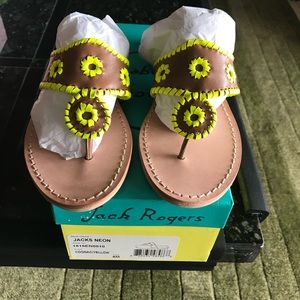 Jack Rogers - Jacks neon in Cognac/Yellow